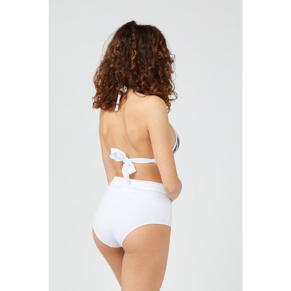 Moschino White Polyamide Swim Shorts