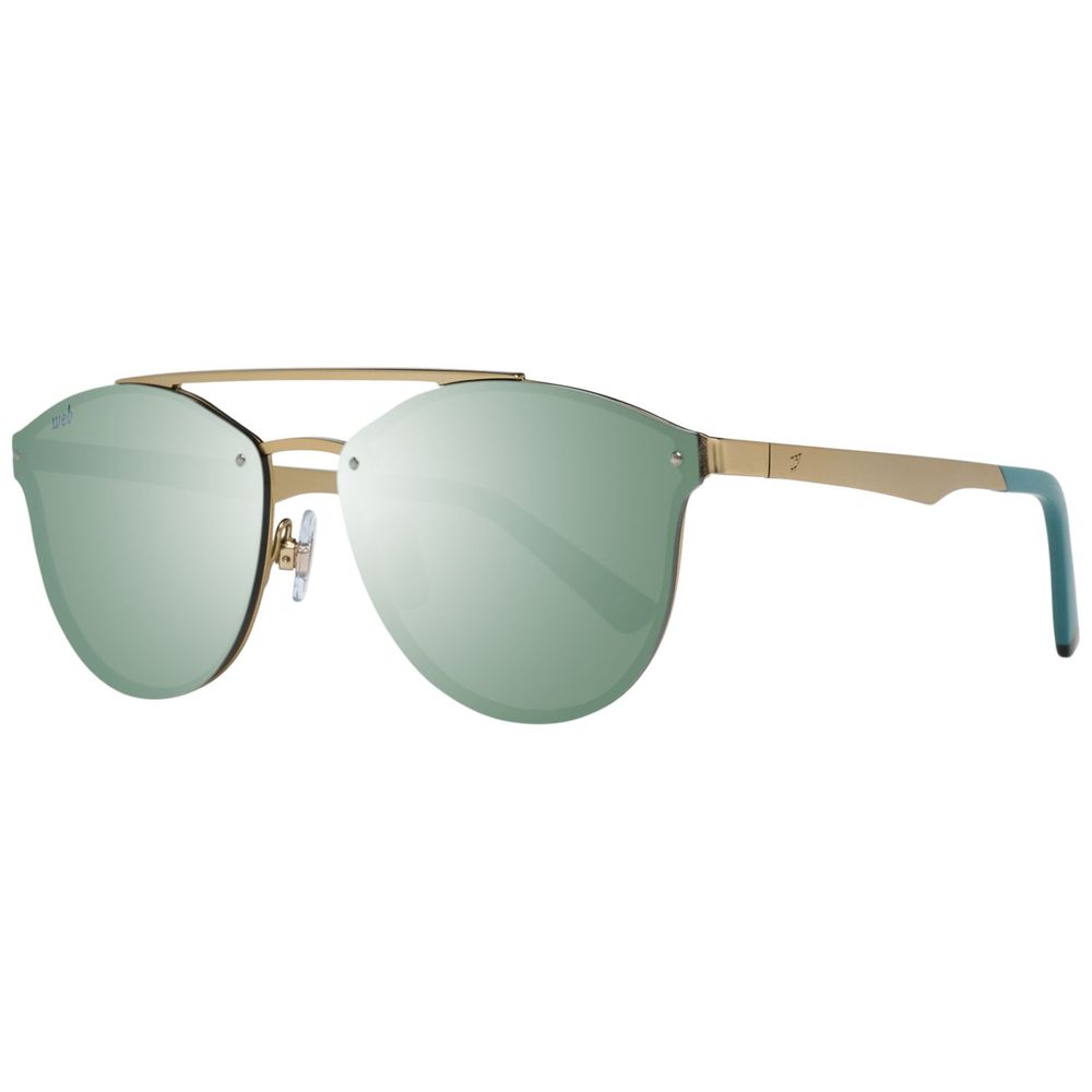 WEB EYEWEAR Gold Metal Sunglasses