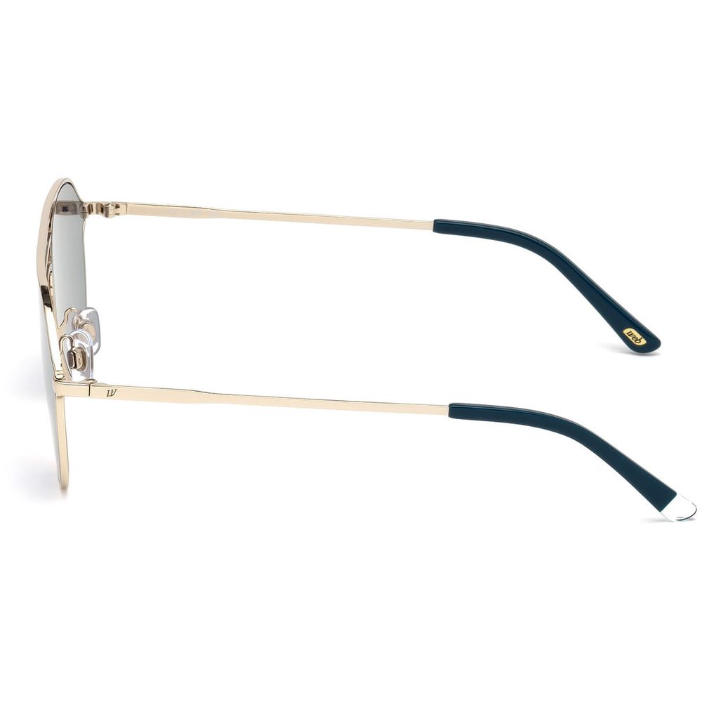WEB EYEWEAR Gold Metal Sunglasses