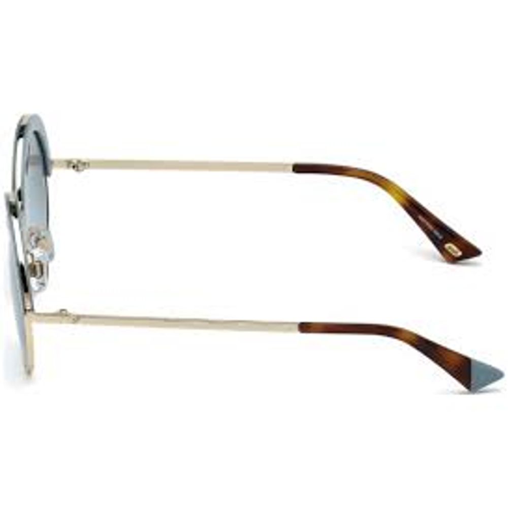WEB EYEWEAR Gold Metal Sunglasses