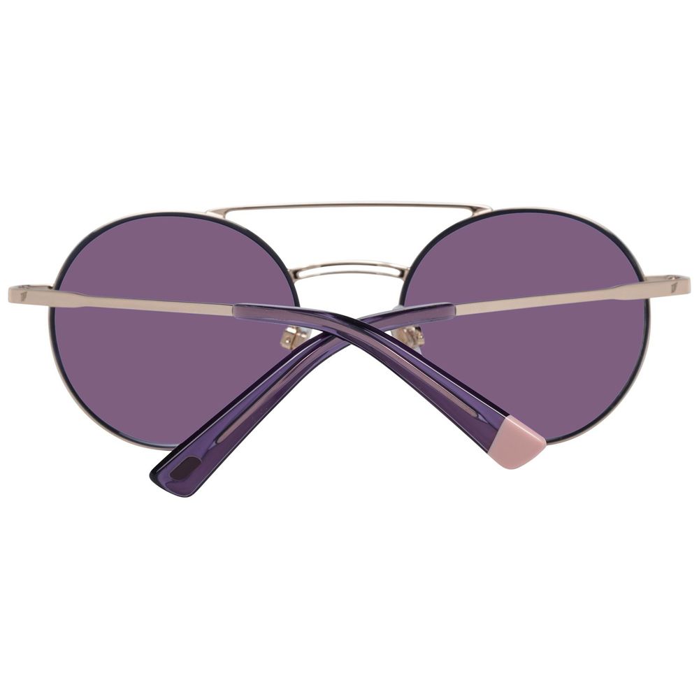 WEB EYEWEAR Gold Metal Sunglasses