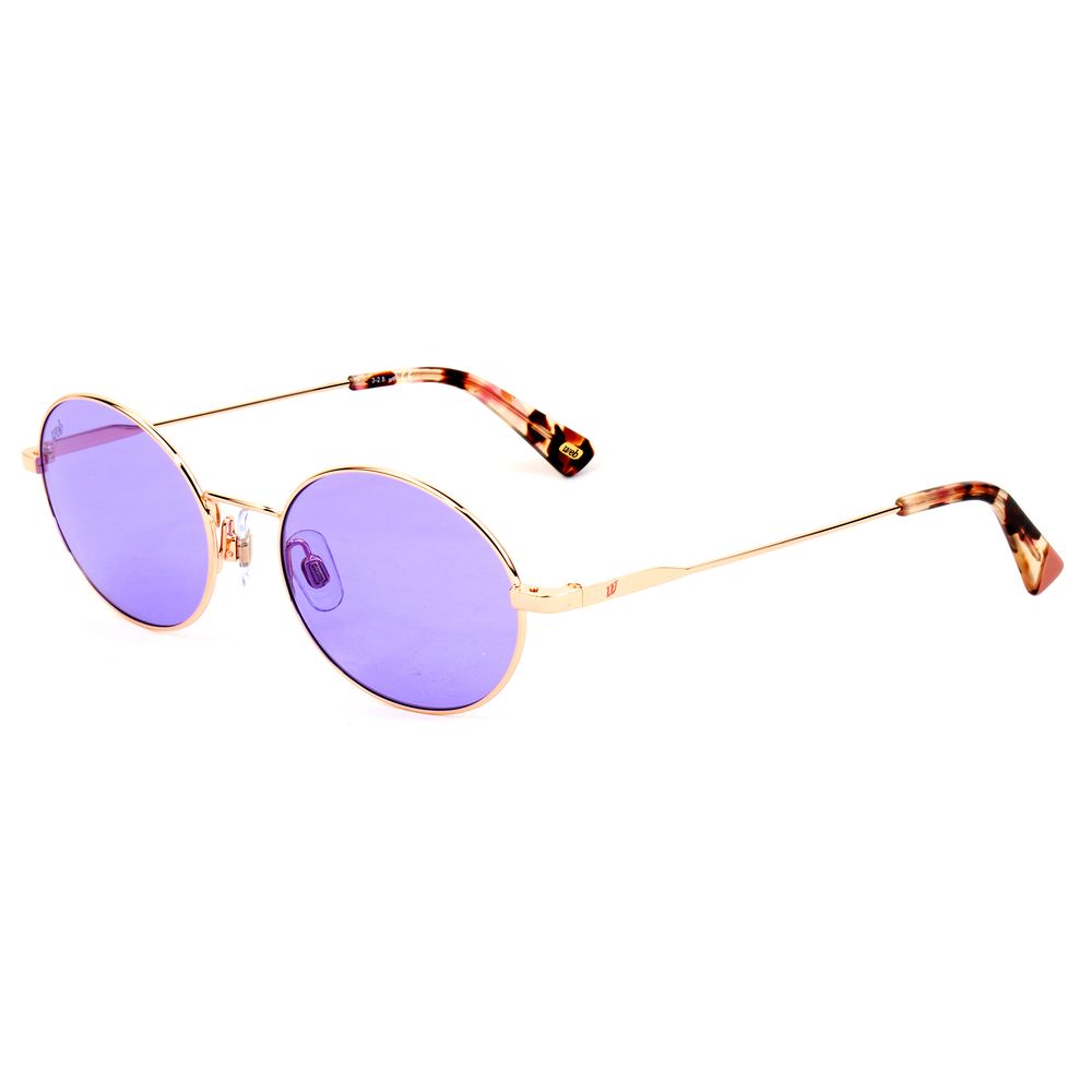 WEB EYEWEAR Gold Metal Sunglasses