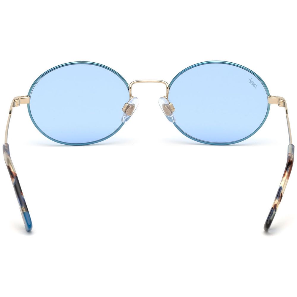 WEB EYEWEAR Gold Metal Sunglasses