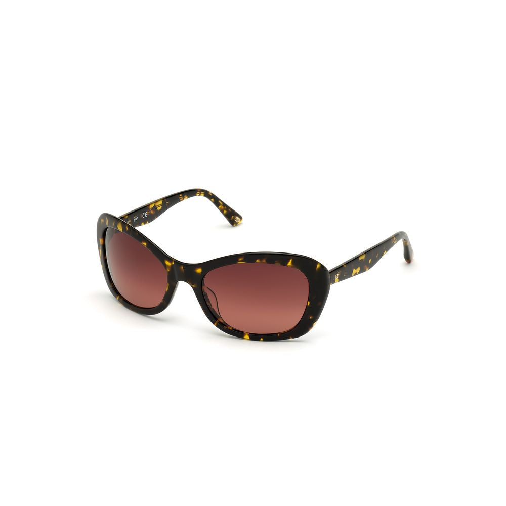 WEB EYEWEAR Brown Plastic Sunglasses