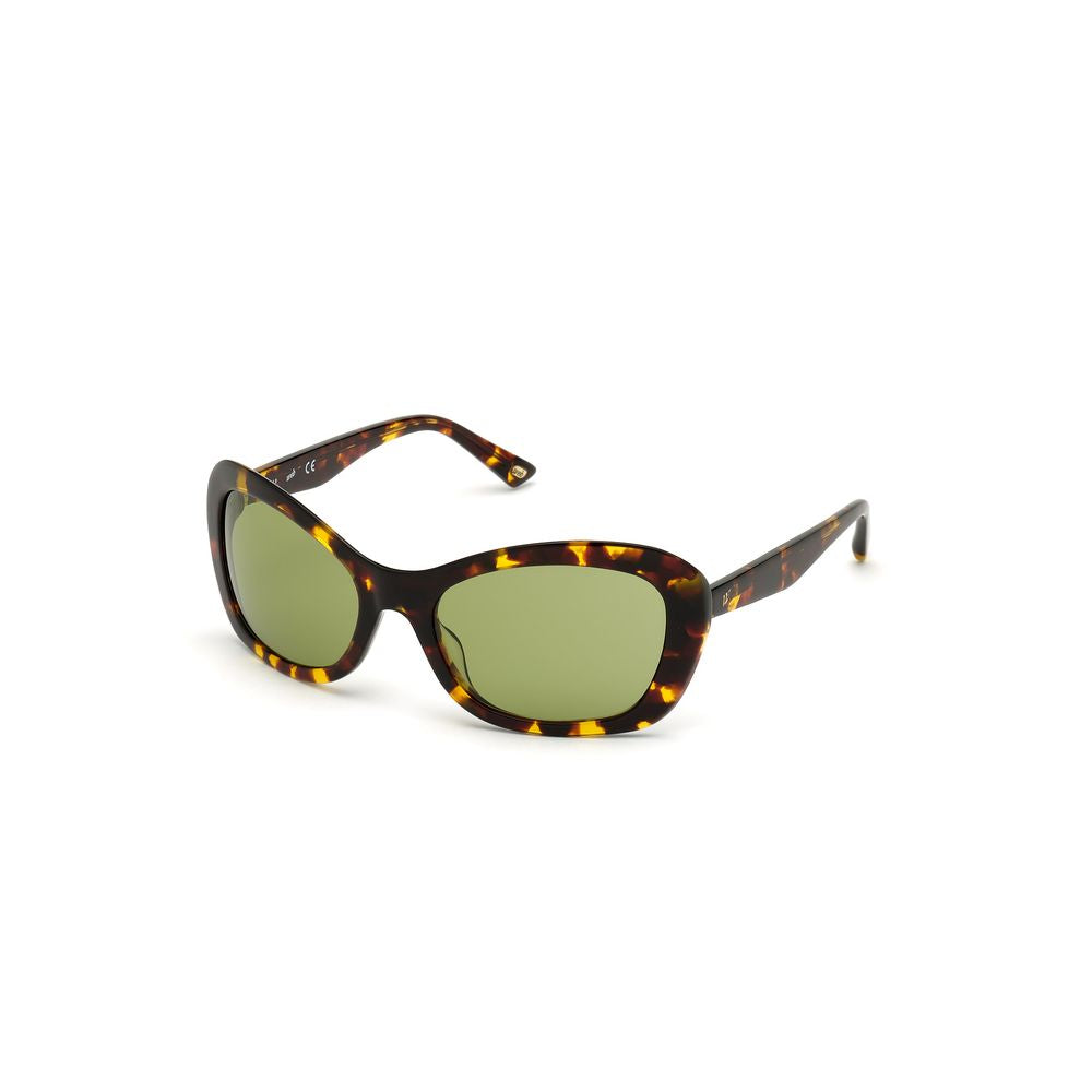 WEB EYEWEAR Brown Plastic Sunglasses