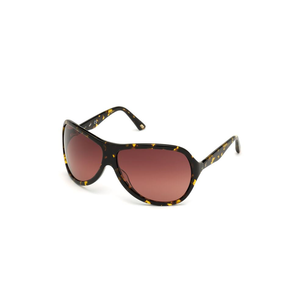 WEB EYEWEAR Brown Plastic Sunglasses