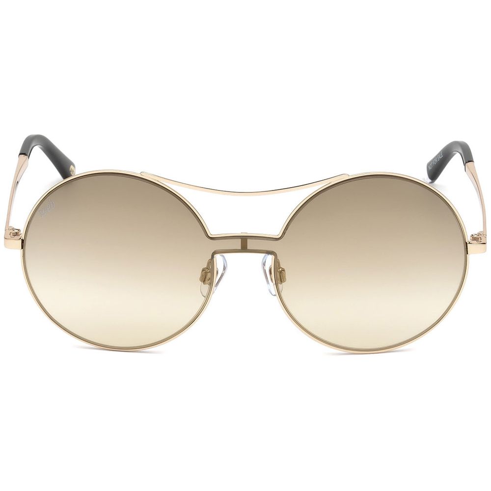 WEB EYEWEAR Gold Metal Sunglasses