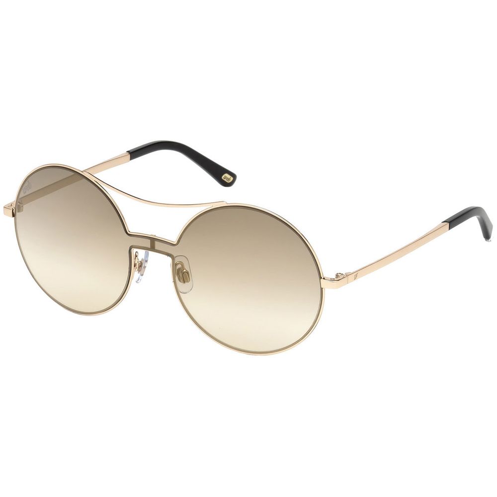 WEB EYEWEAR Gold Metal Sunglasses