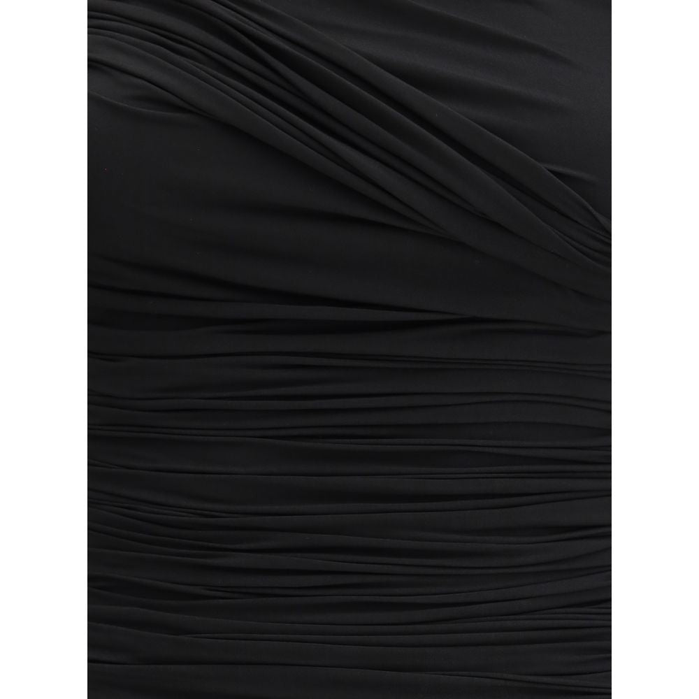 FRANCESCO MURANO Black Copper Cocktail Dress