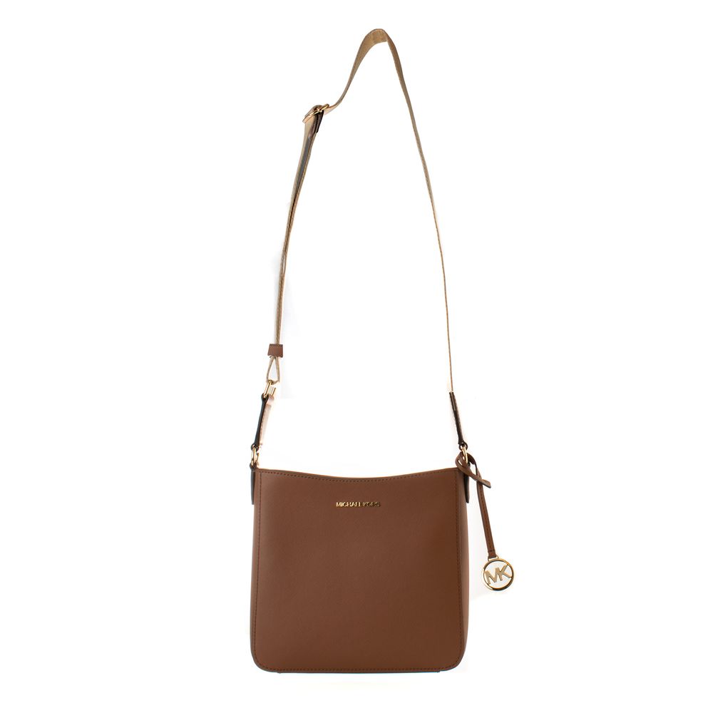 Michael Kors Brown Canvas Crossbody Bag