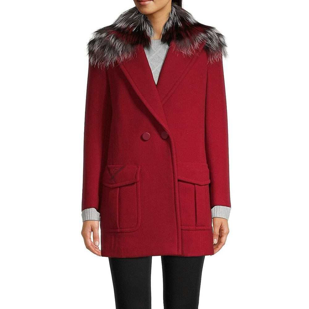 Fendi Multicolor Virgin Wool Coat