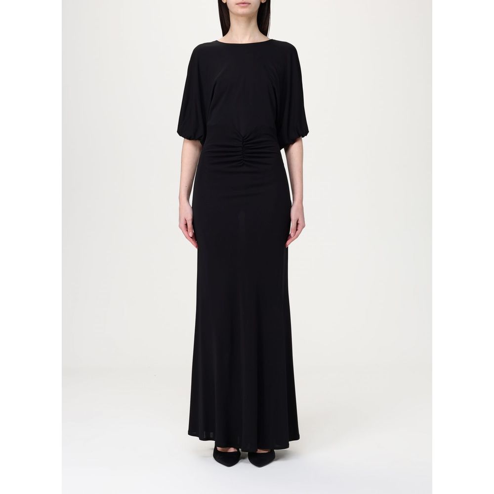 Twinset Black Elastane Casual Dress