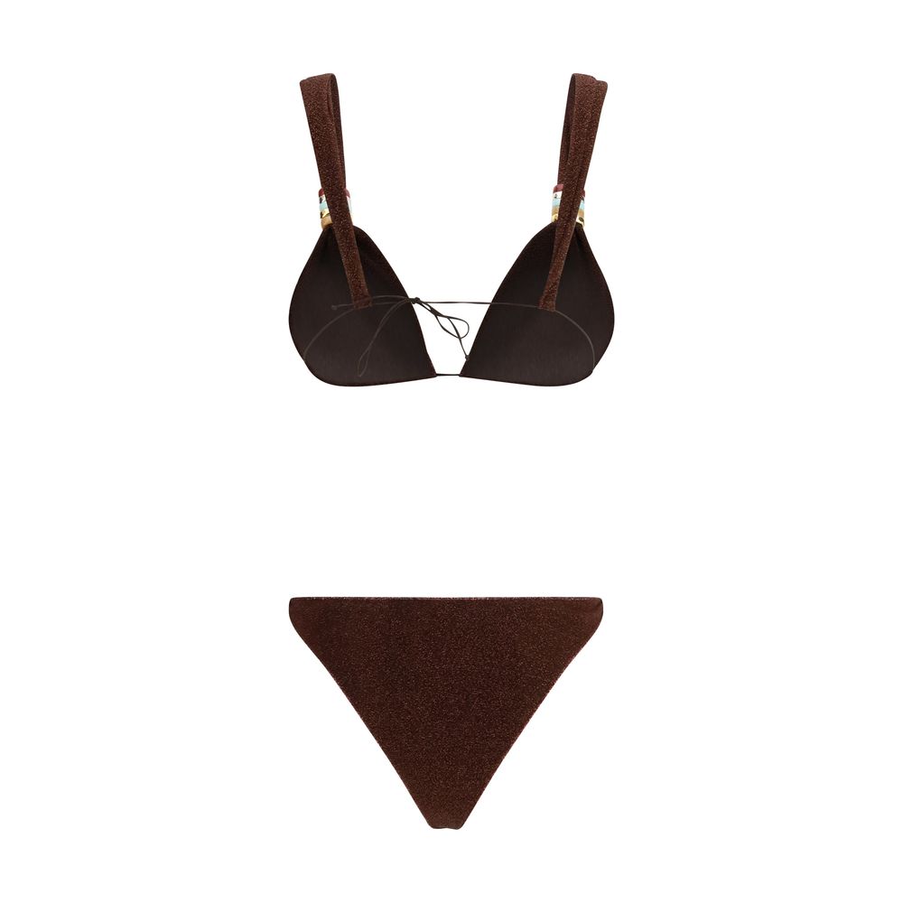 Oséree Brown Polyamide Bikini