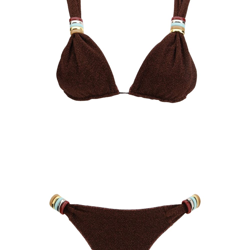 Oséree Brown Polyamide Bikini