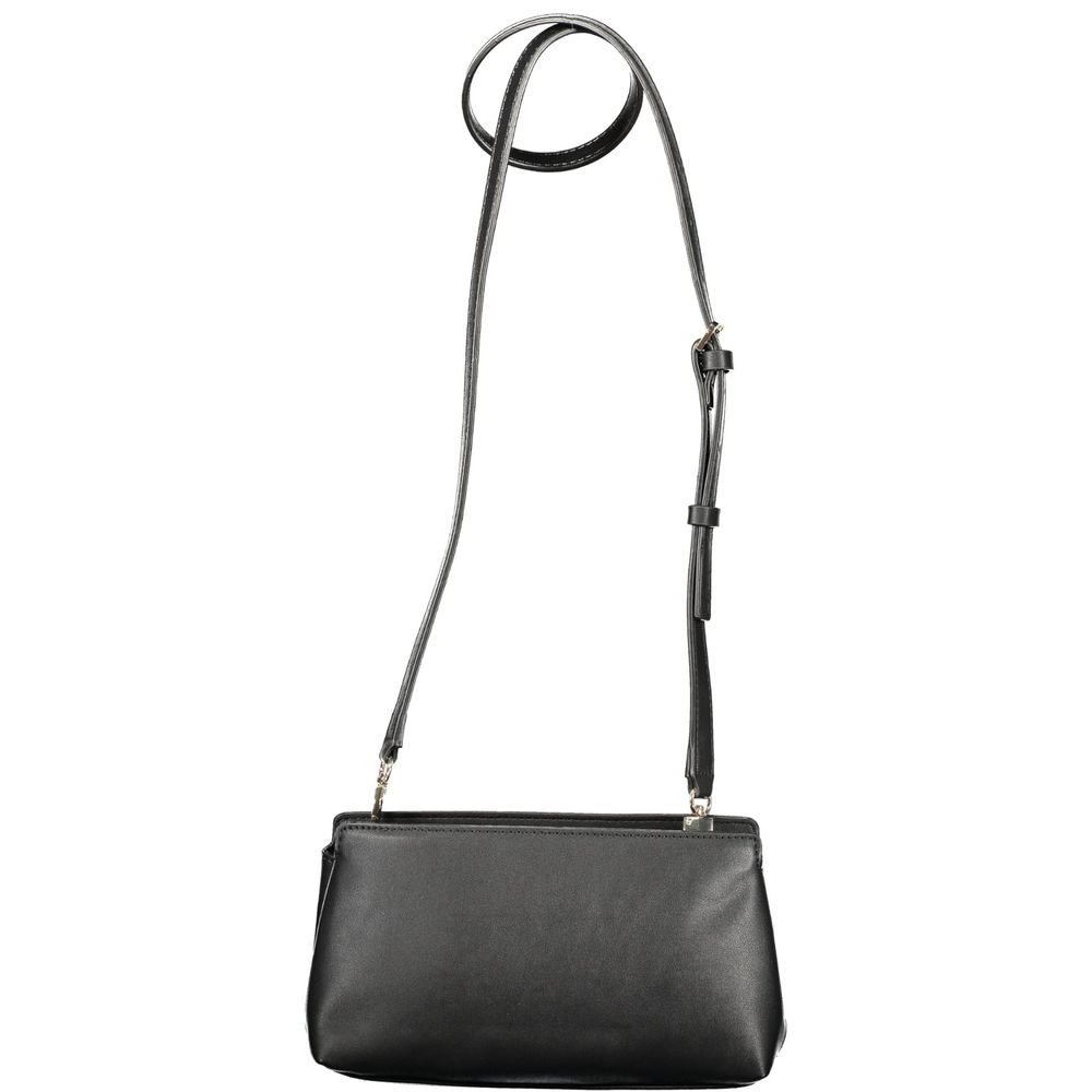 Guess Jeans Nero Poliuretano Female Shoulder Bag