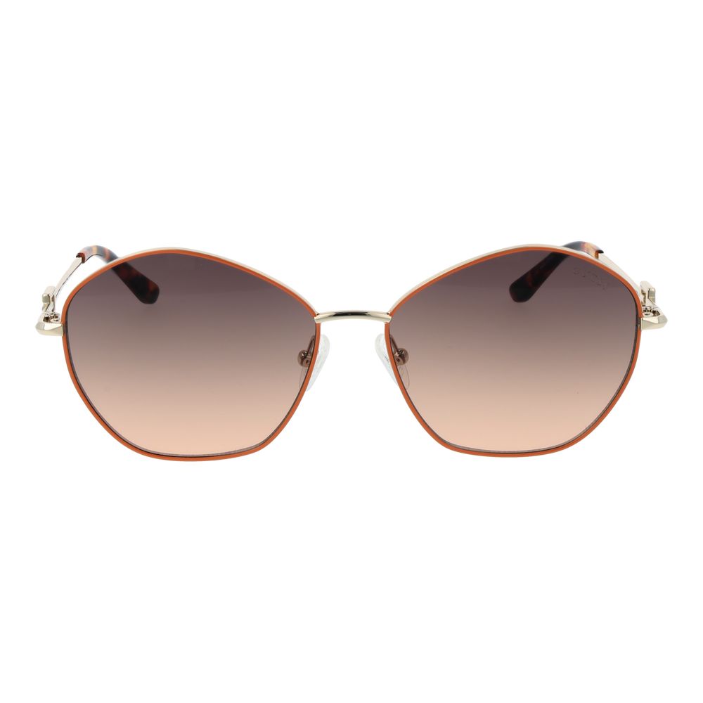 Guess Gold Metal & Plastic Sunglasses