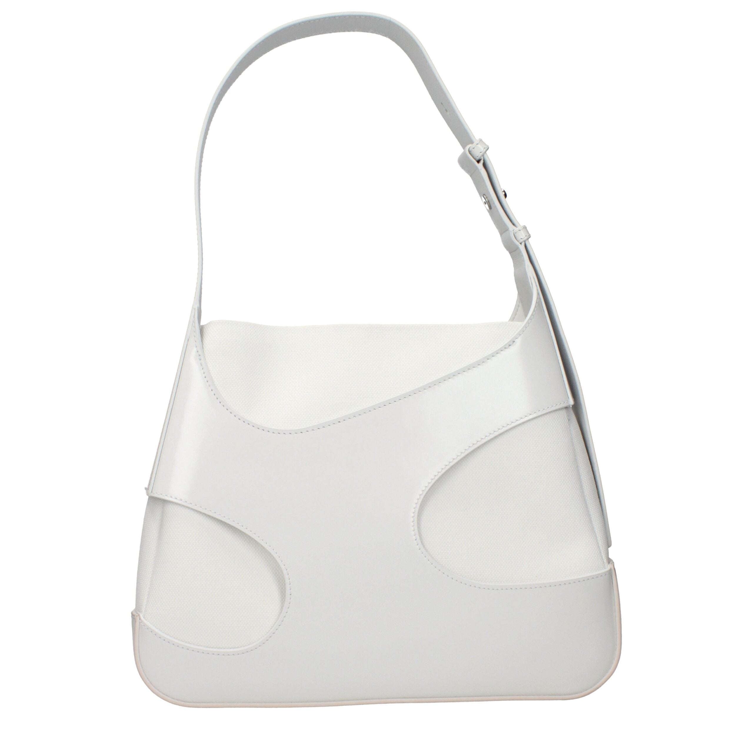 Salvatore Ferragamo White Leather Shoulder Bag