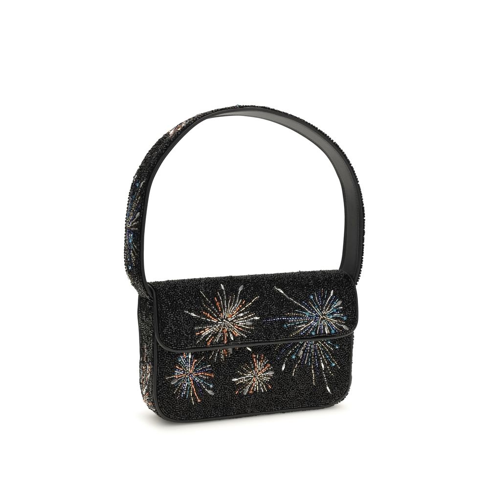Staud Multicolor Rayon Shoulder Bag