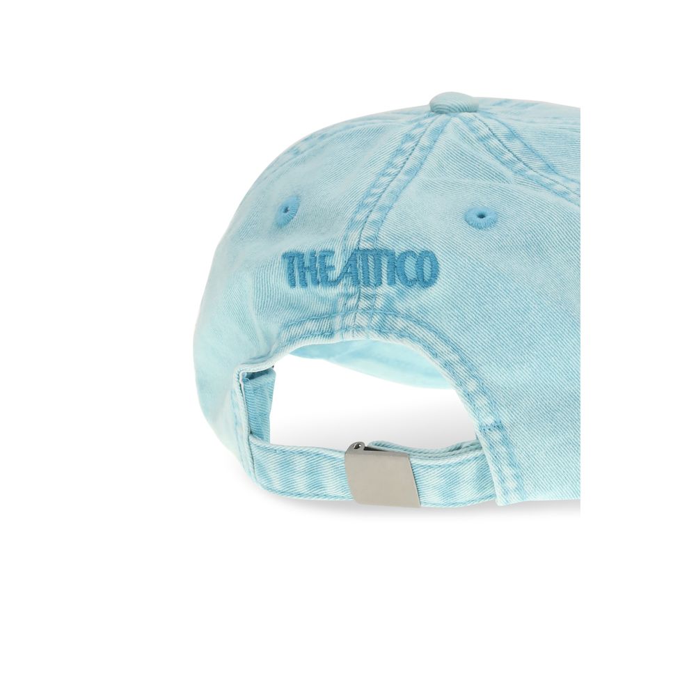The Attico Light Blue Cotton Cap (Baseball Hat)