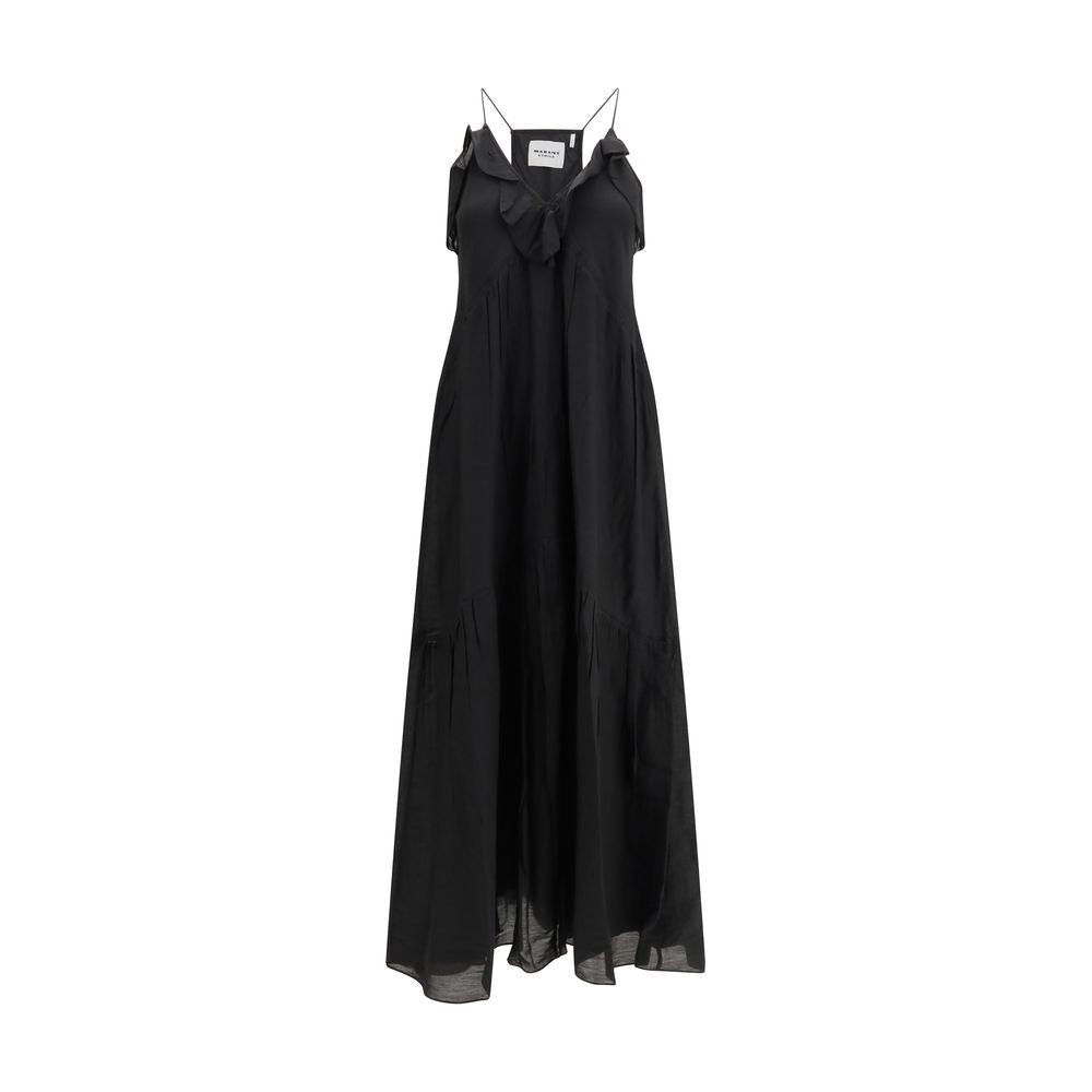 Marant Etoile Black Cotton Casual Dress