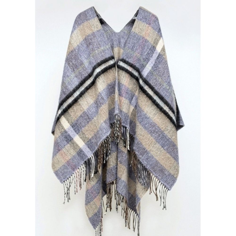 Gas Brown Marabou Poncho