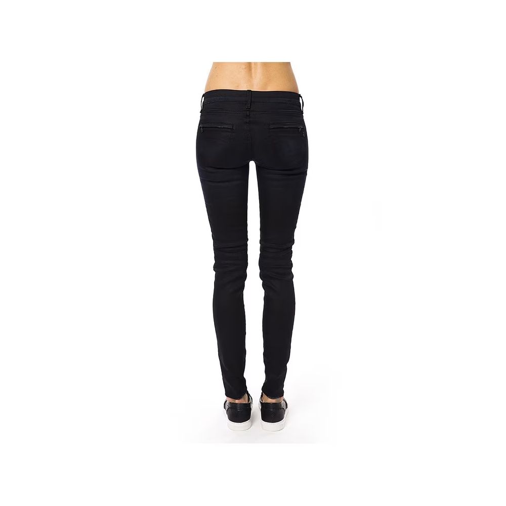 Gas Blue Cotton Skinny Jeans