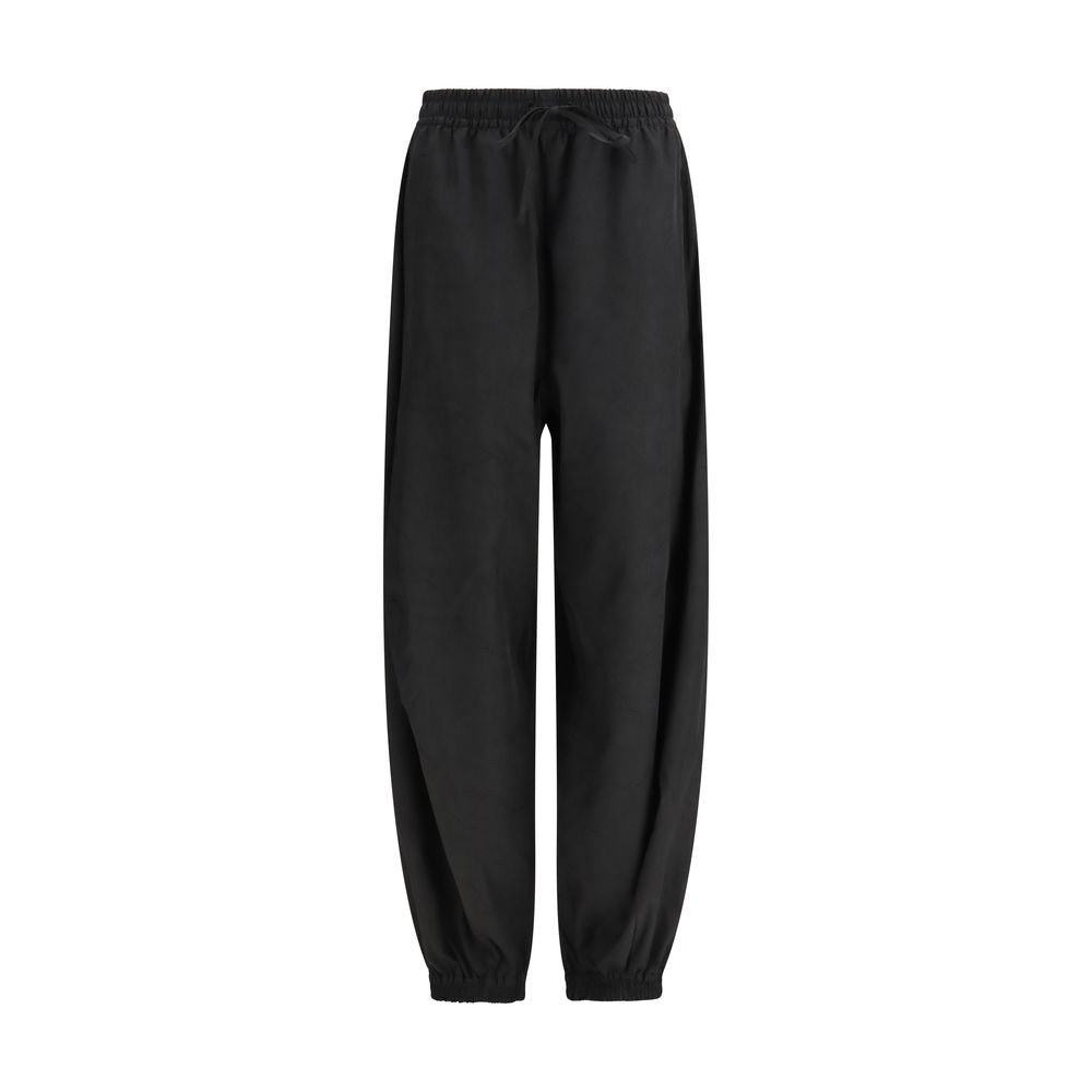 Rohe Black Polyester Joggers (Workout Pants)