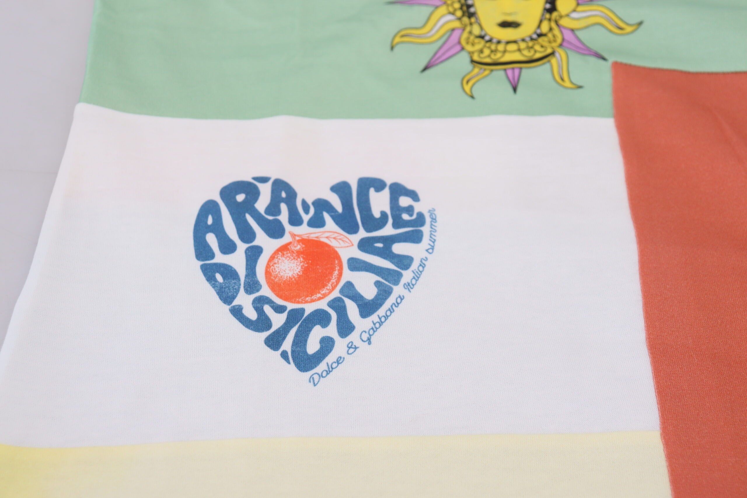 Dolce & Gabbana Multicolor Cotton DG Love Patchwork