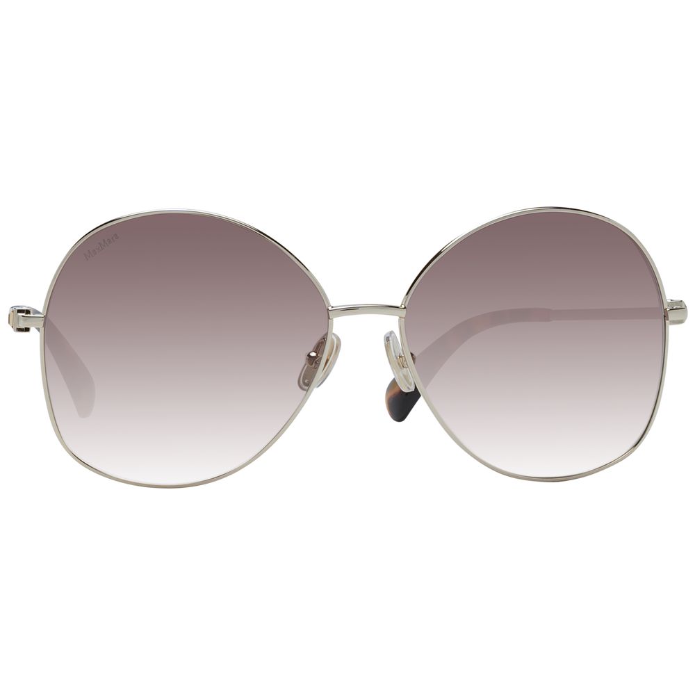 Max Mara Gold Metal Sunglasses