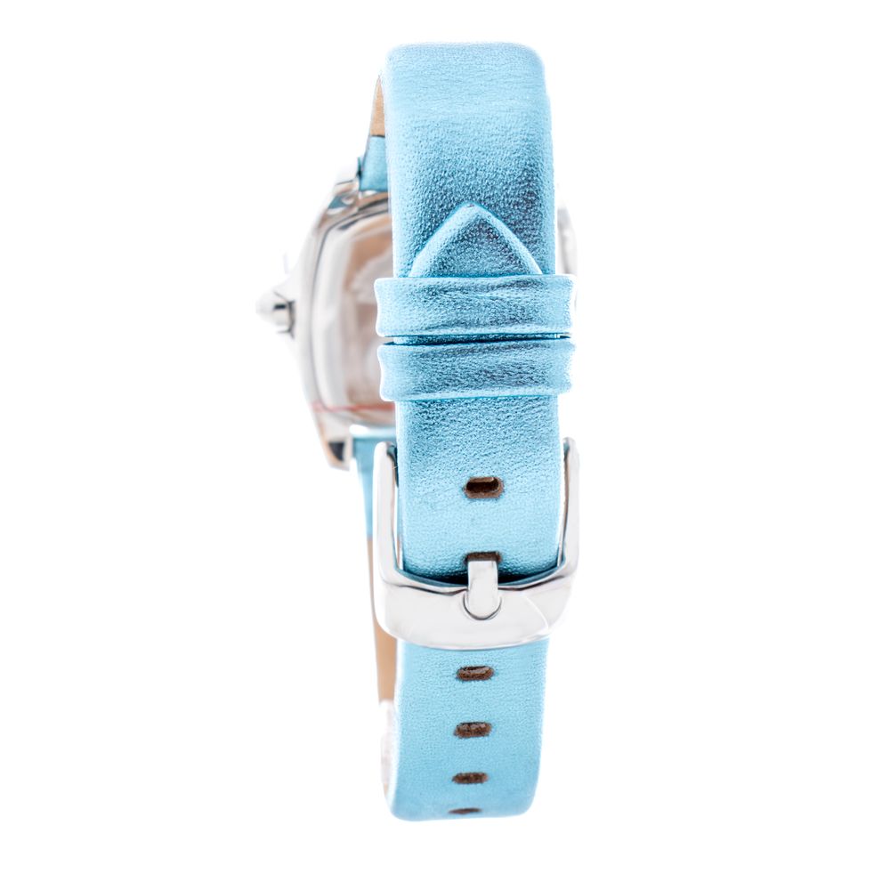 Chronotech Blue Leather Dress Watch