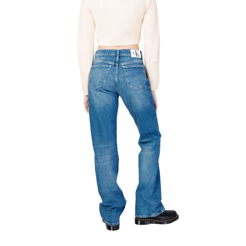 Calvin Klein Jeans Blue Cotton Mom Jeans