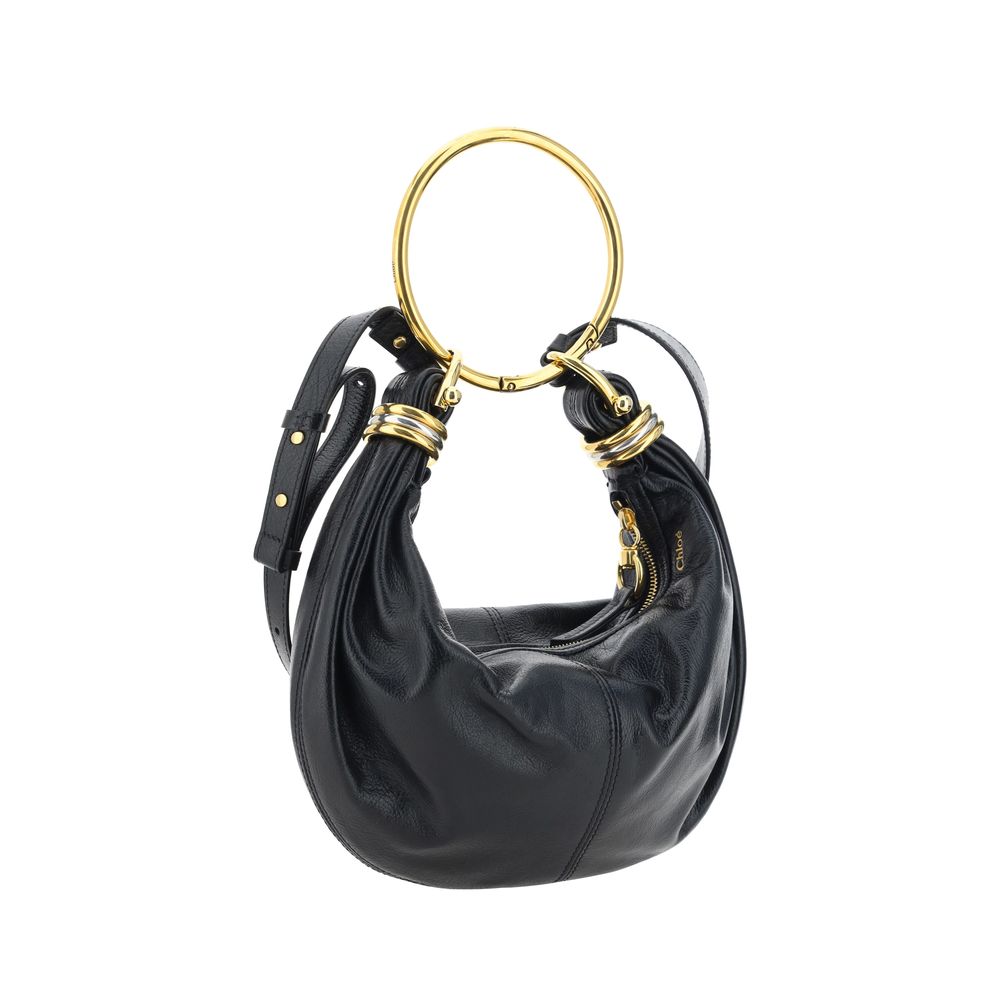 Chloé Black Calf Leather Bos Taurus Handbag