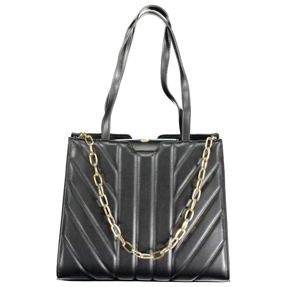 Mario Valentino Nero Polyurethane Women Handbag