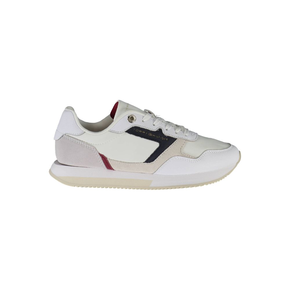 Tommy Hilfiger White Polyester Women Sneaker