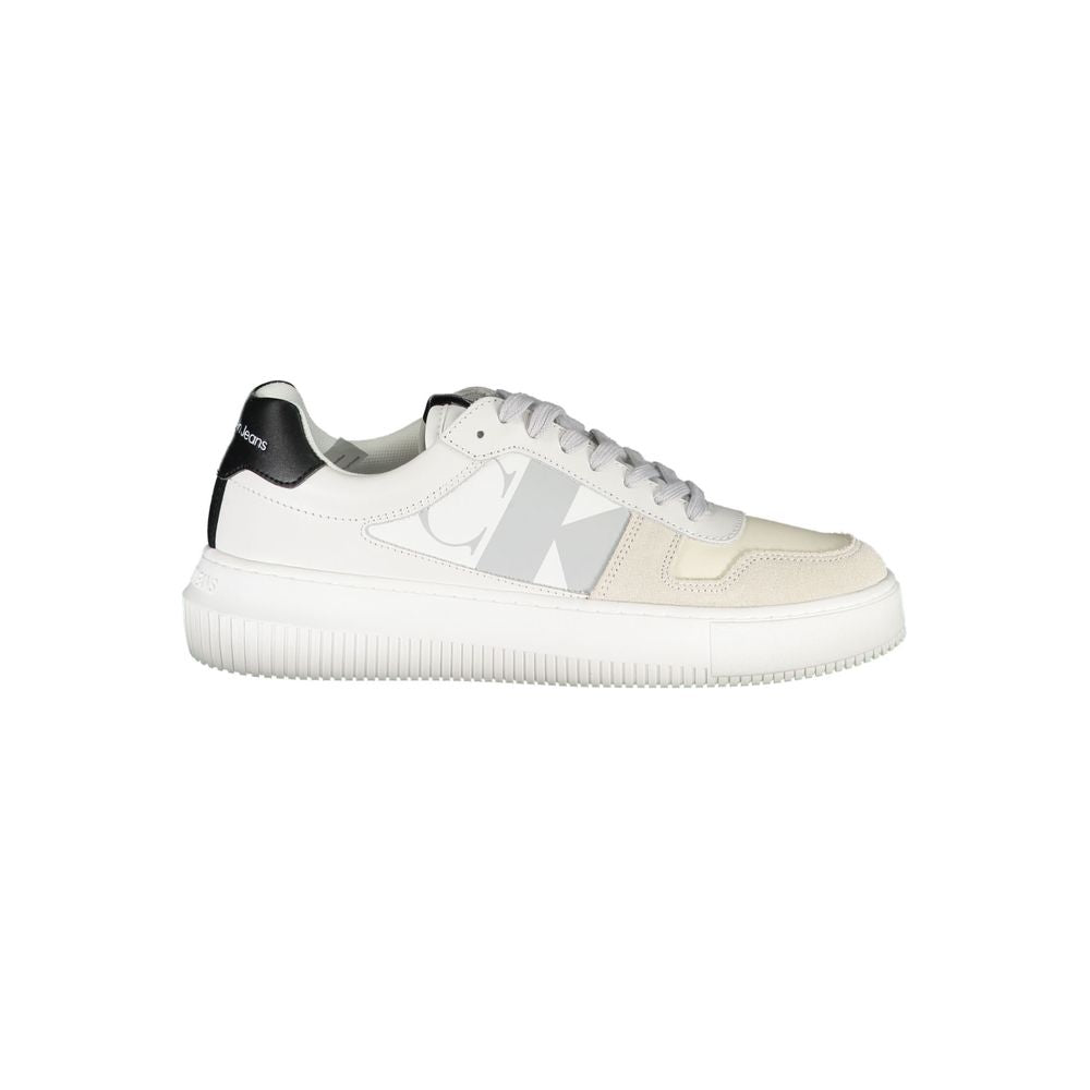 Calvin Klein Bianco Leather Women Sneaker