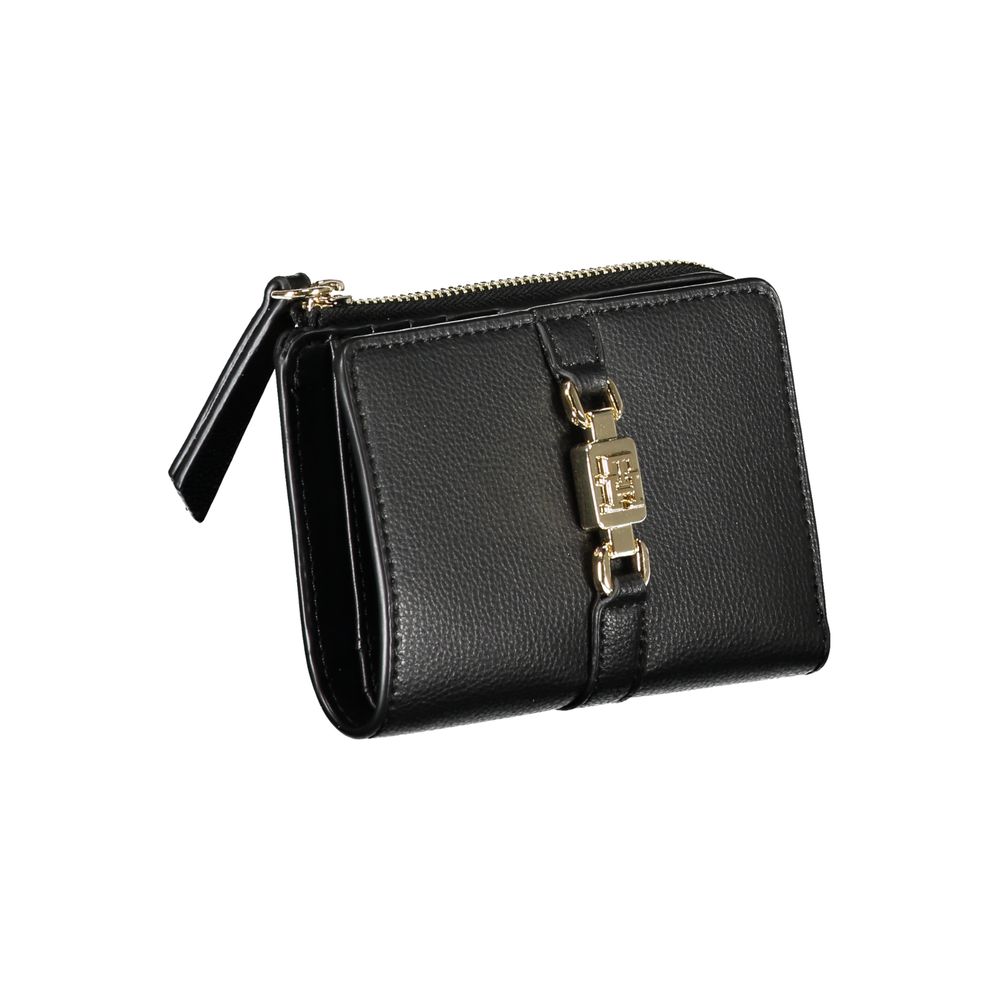 Tommy Hilfiger Black Polyester Women Wallet