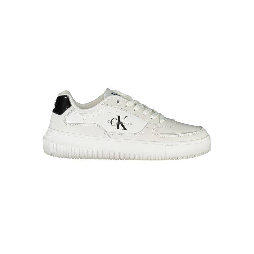 Calvin Klein White Leather Women Sneaker
