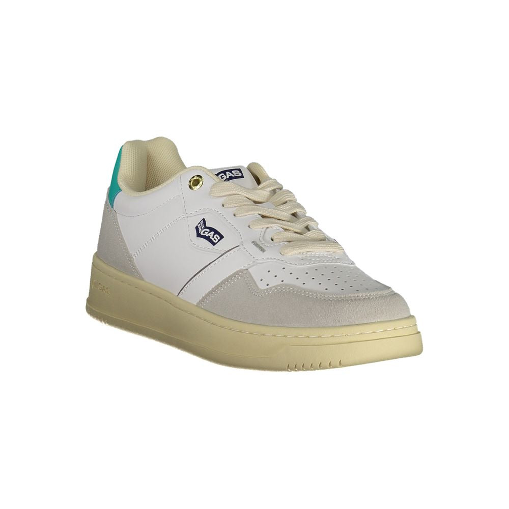 Gas Bianco Polyurethane Women Sneaker
