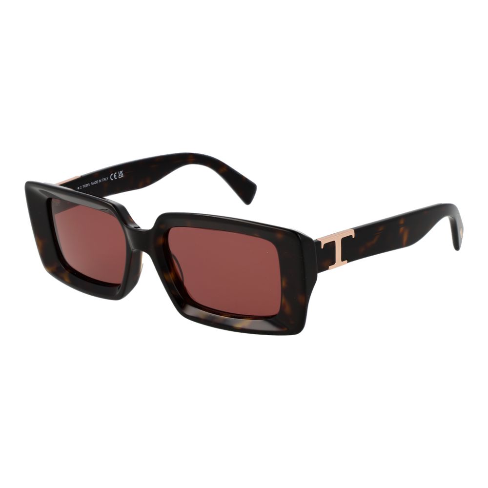 Tod's Brown Acetate Sunglasses