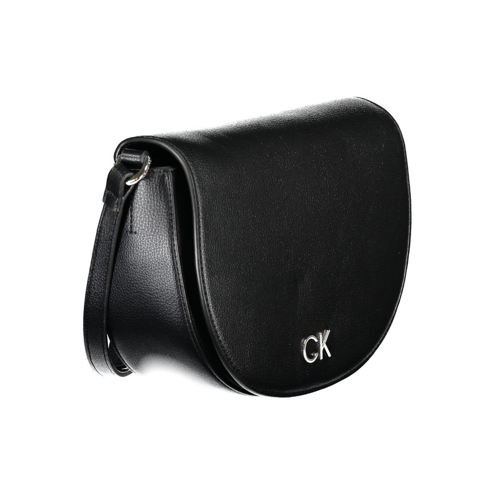 Calvin Klein Nero Poliuretano Women Shoulder Bag