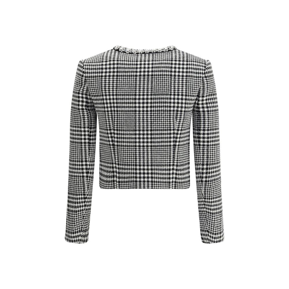 Self-Portrait Black Polyester Blazer