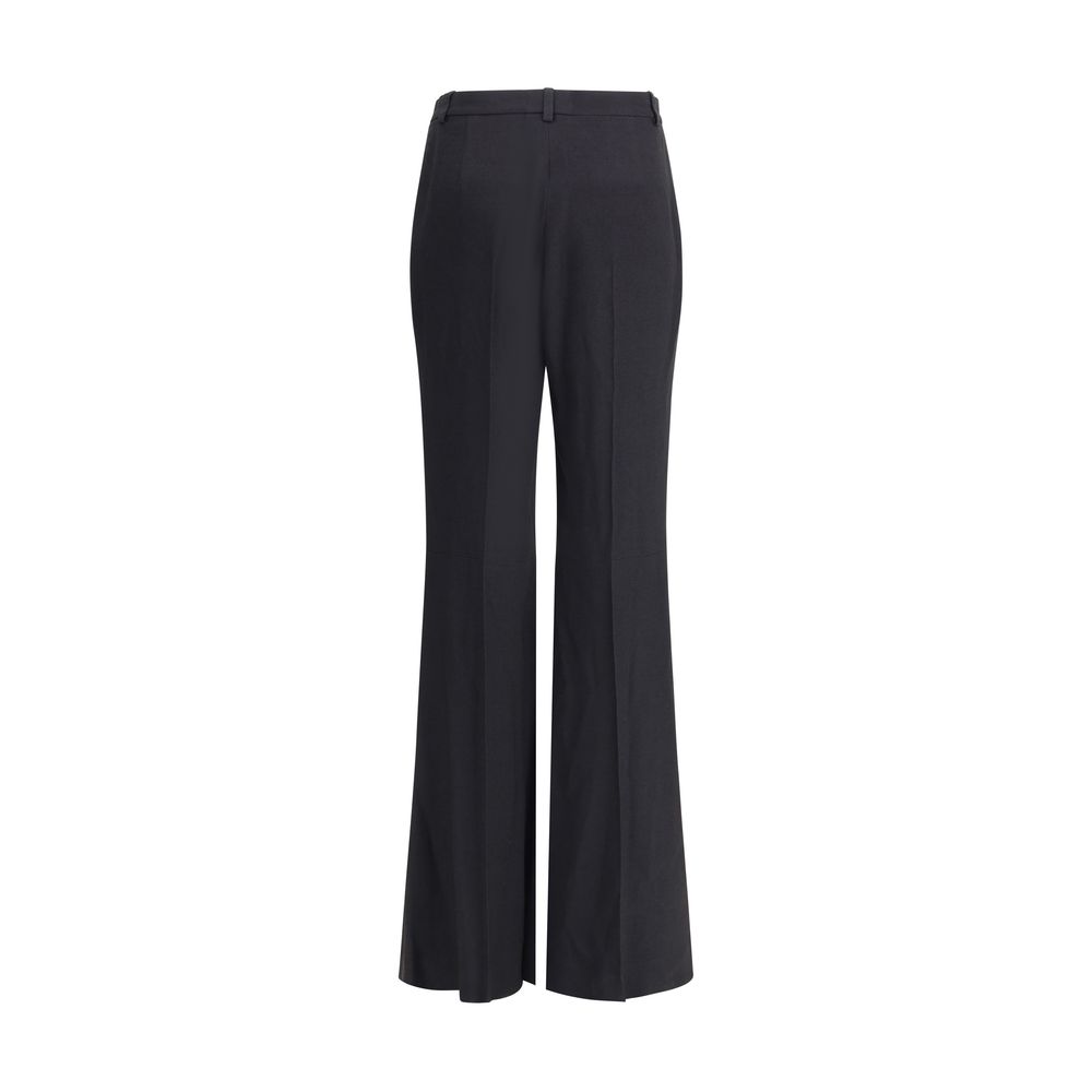 Balenciaga Black Viscose Flared Pants