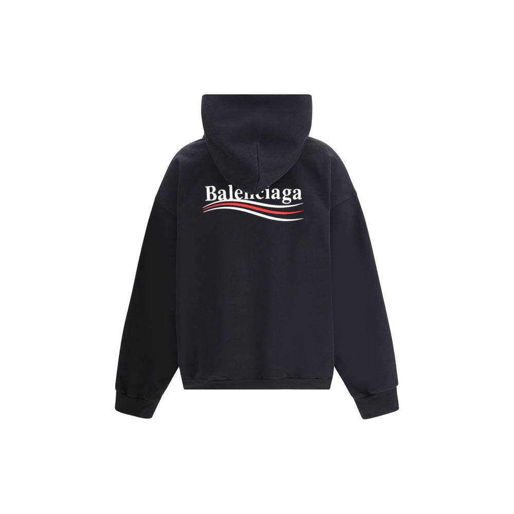 Balenciaga Black Cotton Sweatshirt