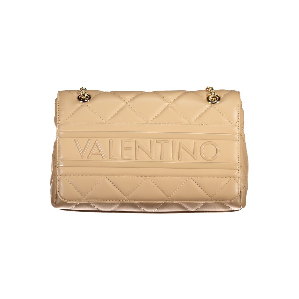 Mario Valentino Beige Polyurethane Women Shoulder Bag