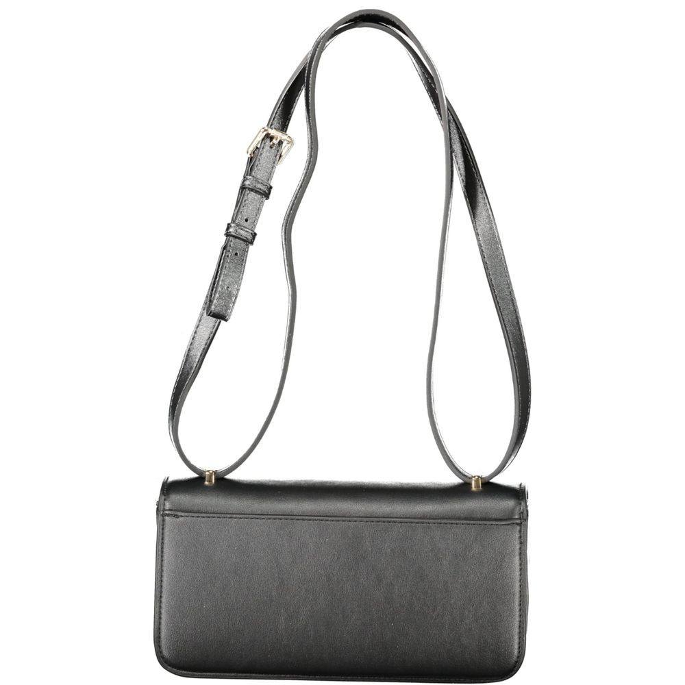 Mario Valentino Nero Poliuretano Woman Shoulder Bag