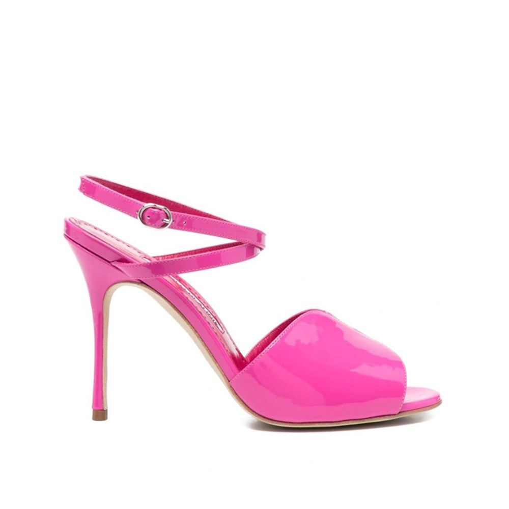 Manolo Blahnik Multicolor Calfskin High Heel Pumps