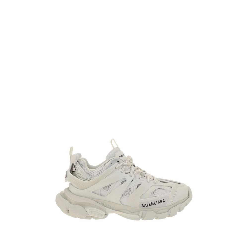Balenciaga White Polyethylene Athletic Sneakers