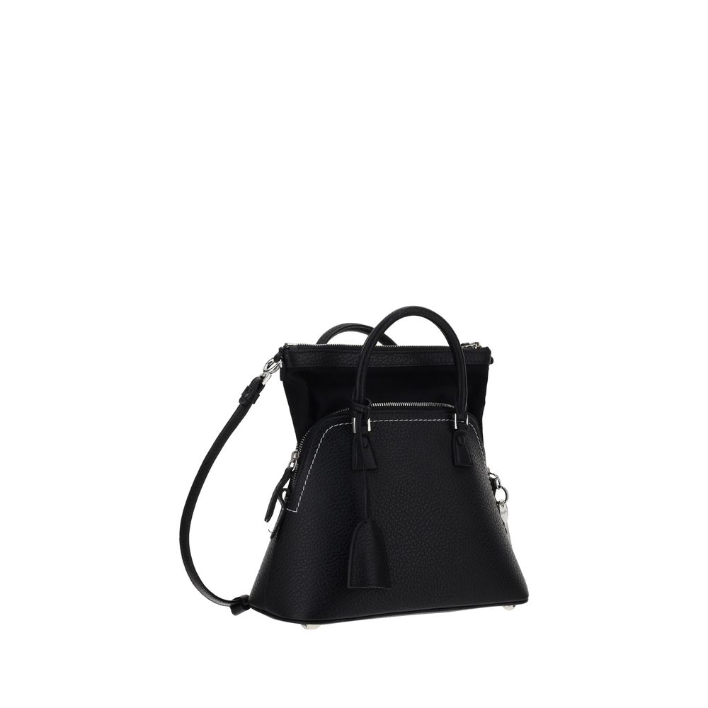 Margiela Black Calf Leather Bos Taurus Handbag