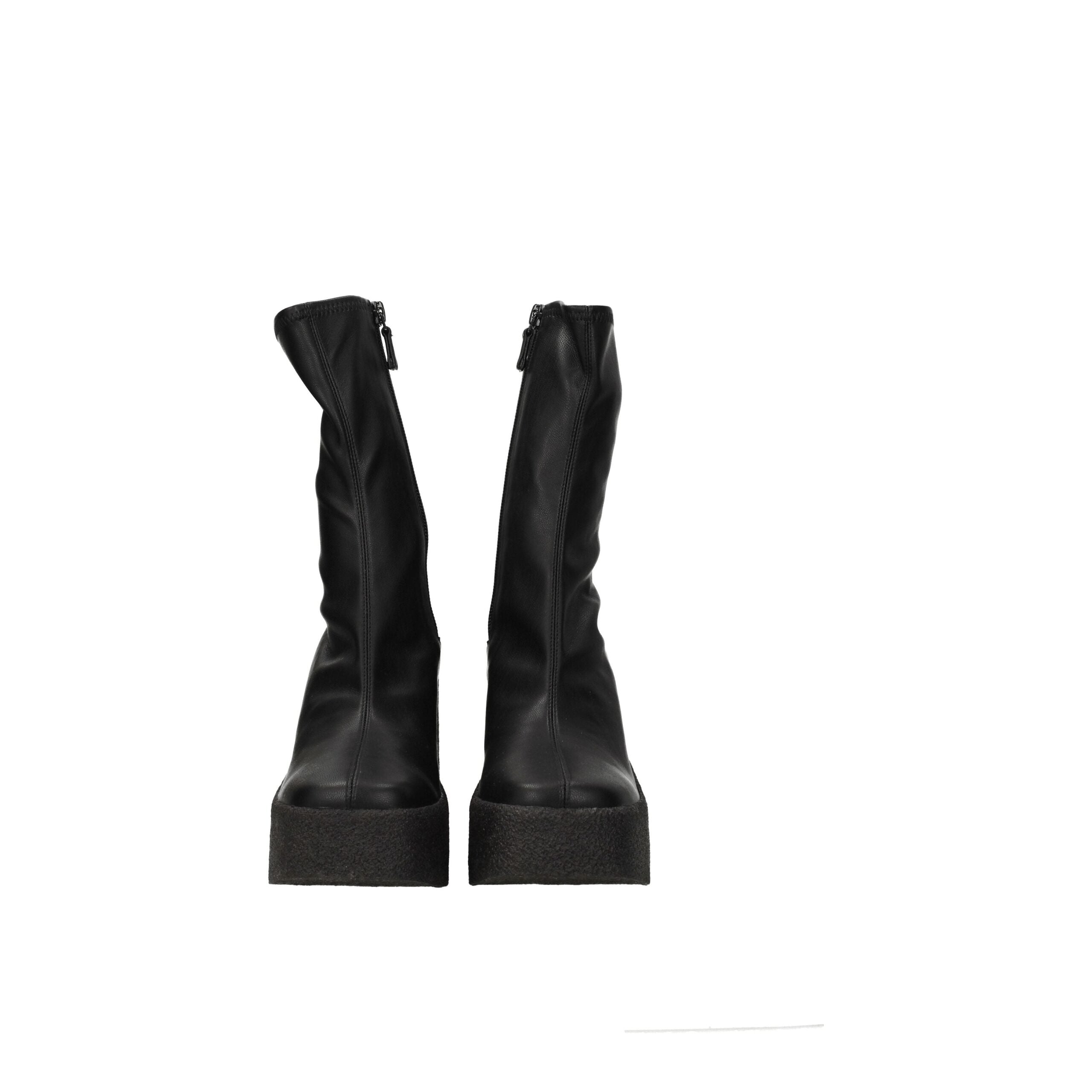 Stella McCartney Black Leather Ankle Boots