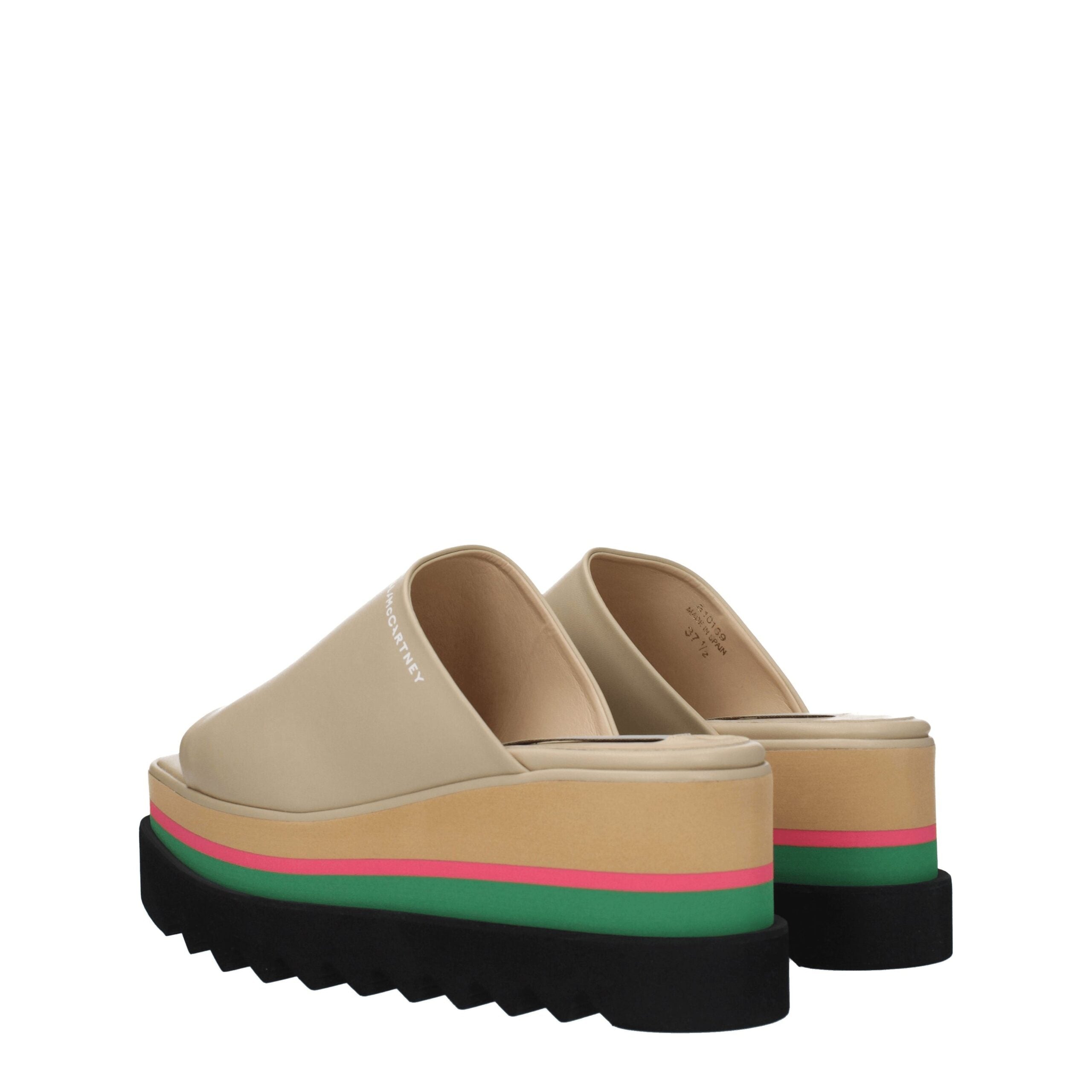 Stella McCartney Beige Leather Slippers